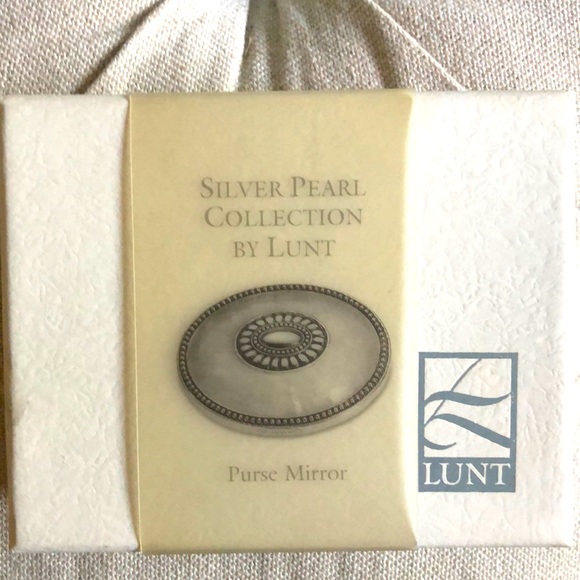 Lunt Silversmiths mirror mother of pearl purse mirror SOLD OUT! - Picture 3 of 7